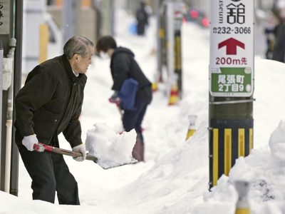 Nevadas en Japón dejan 17 muertos y decenas de lesionados