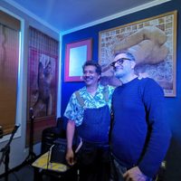 Iván Rosas y Toño Canica, en la intimidad del espacio cultural Cuba 74
