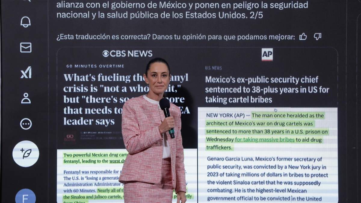 La presidenta Claudia Sheinbaum sobre tuit de la Casa Blanca