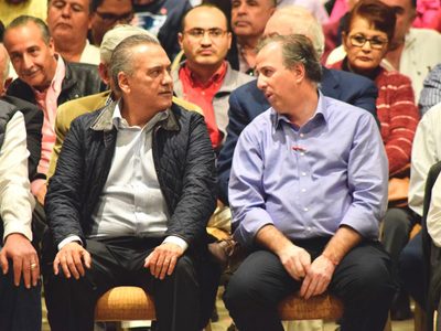 Beltrones acalla versiones de ruptura con el PRI; reaparece en precampaña de Meade