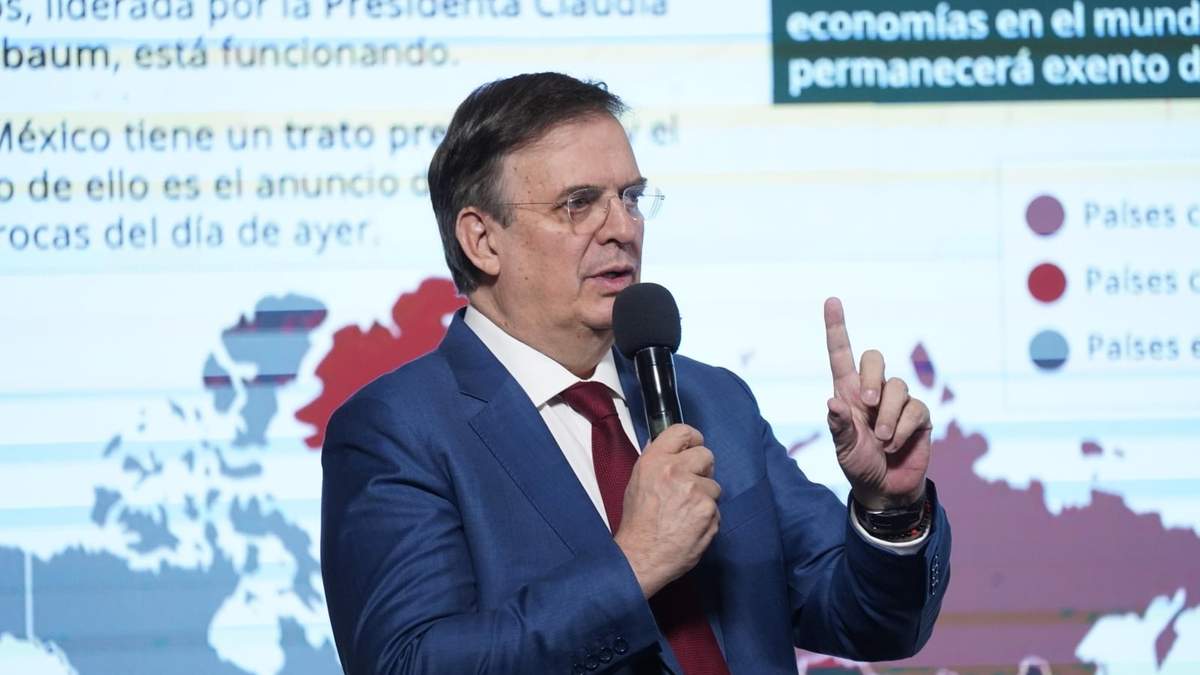 El secretario de Economía, Marcelo Ebrard
