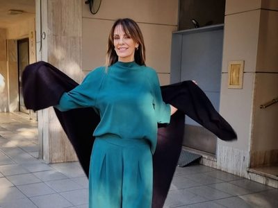 Nequi Galotti y el polerón que confirma que el estilo comfy chic también es elegante