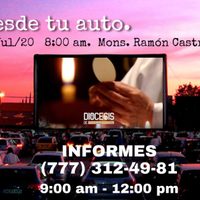 Diócesis de Cuernavaca celebrará misa… como en un auto cinema