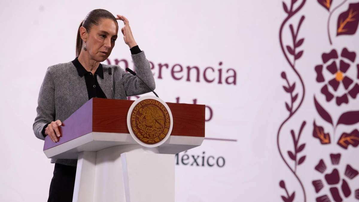 La presidenta Claudia Sheinbaum