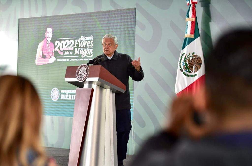 López Obrador en conferencia desde Tijuana