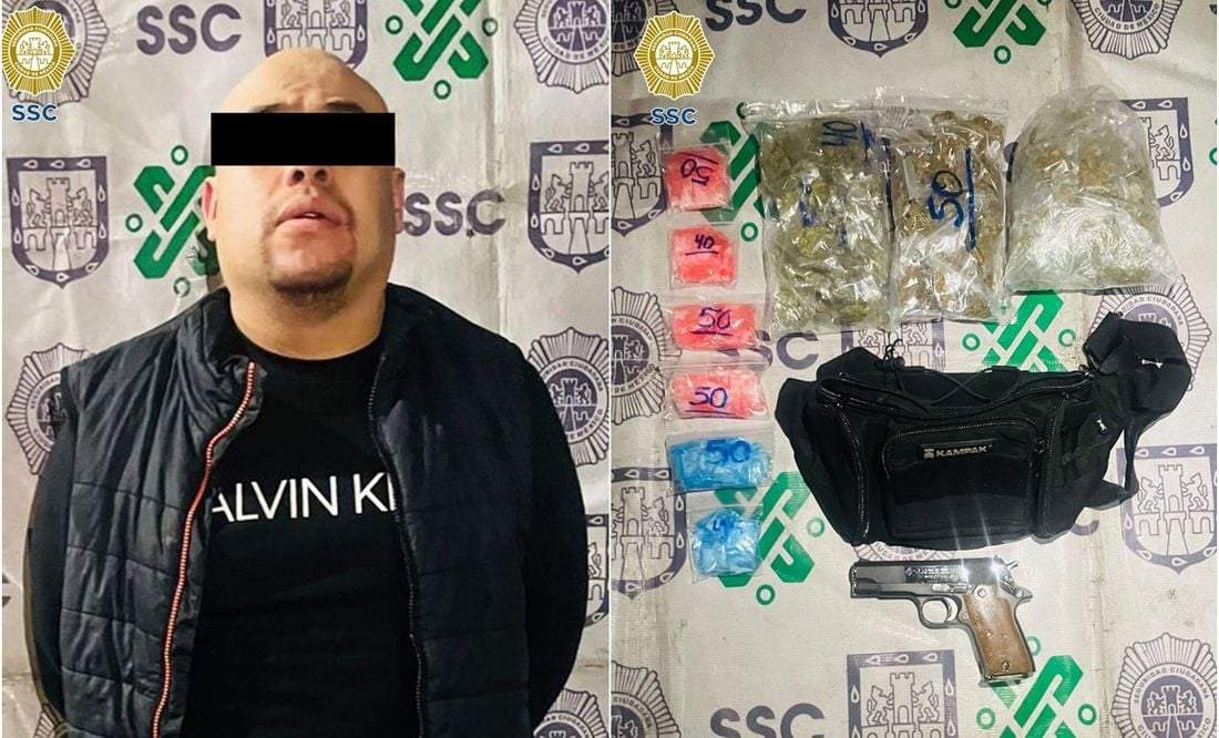 Presentación de Armando de Jesús Díaz Ávila, "El Mazo", líder de Los Mazos, dedicados al cobro de derecho de piso, extorsión y narco