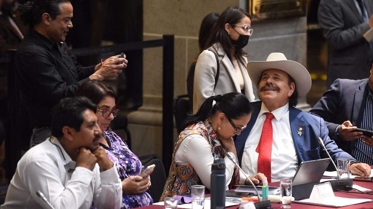 Integrantes de la bancada de Morena en el Senado