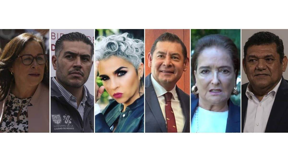Algunos de los aspirantes de Morena para los procesos electorales en nueve estados
