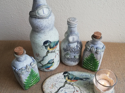 Decoupage invertido: transformá un bol de vidrio aburrido en una caramelera increible con diseño propio