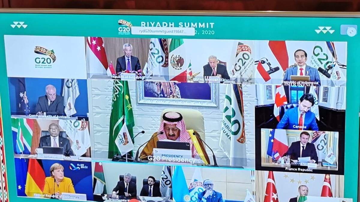 La reunión virtual de los líderes del G20