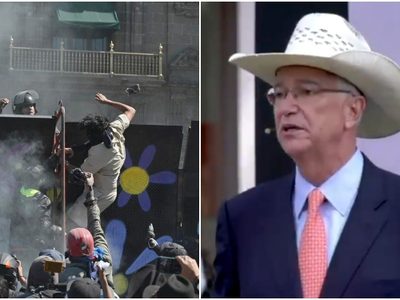 Salinas Pliego escala pleito contra 4T y ahora critica la "brutal represión" en la marcha del sábado