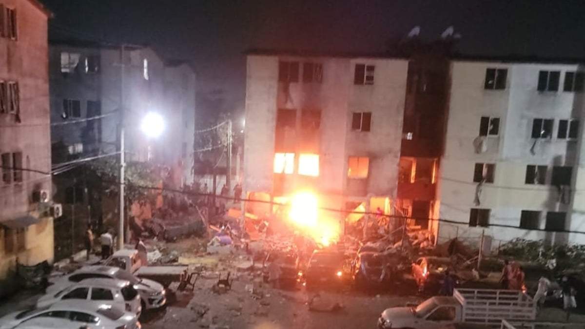 Fuego en la unidad habitacional