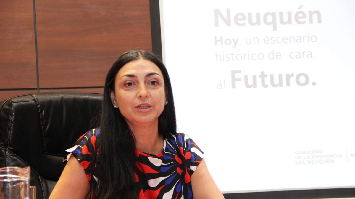 Andrea Peve, ministra de Salud de Neuquén. Fuente: (Twitter)