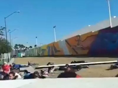 "Piso todos, piso todos", el drama de una balacera que interrumpió acto del alcalde de Nuevo Laredo (Video)