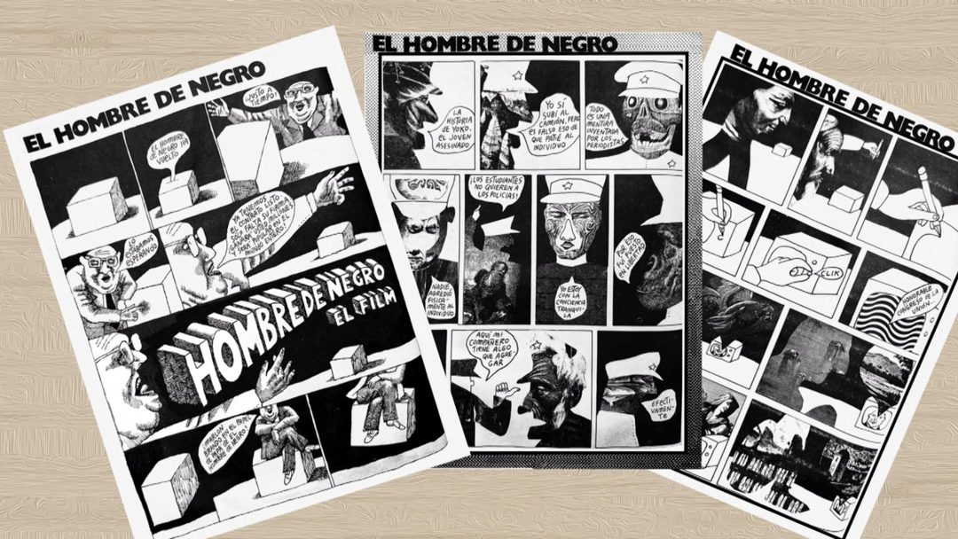 Su personaje El Hombre de Negro Foto Cortesía TV UNAM