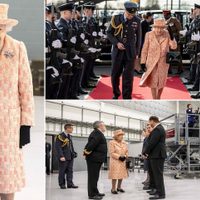Fotos y video. La Reina Isabel reaparece en público después de la salida de los Duques de Sussex