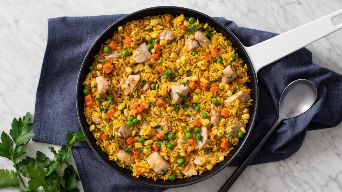 Arroz con pollo. Fuente: (Instagram)