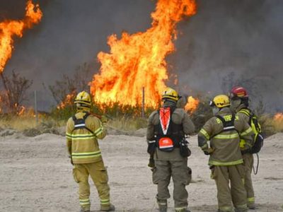 "No divisamos focos activos": hoy finalizaron los incendios que afectaban a Puerto Madryn