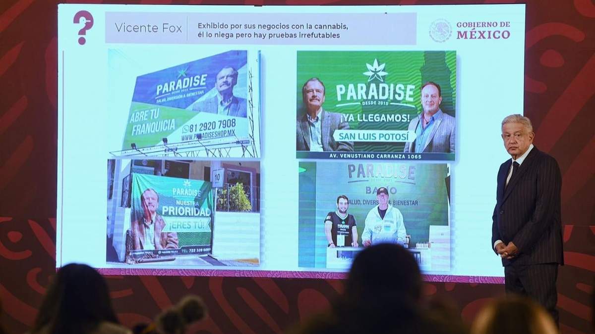 Sección "Quién es Quién en las Mentiras de la Semana" de la conferencia de AMLO