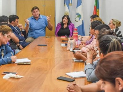 Comenzaron las obras de reparación en el edificio del CFP 34 de Senillosa