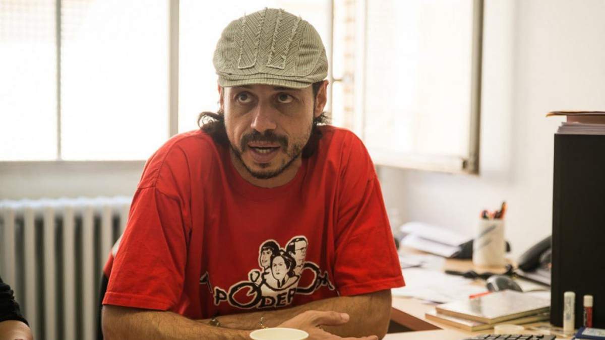 Ignacio Levy, referente de La Poderosa. Fuente: (Twitter)