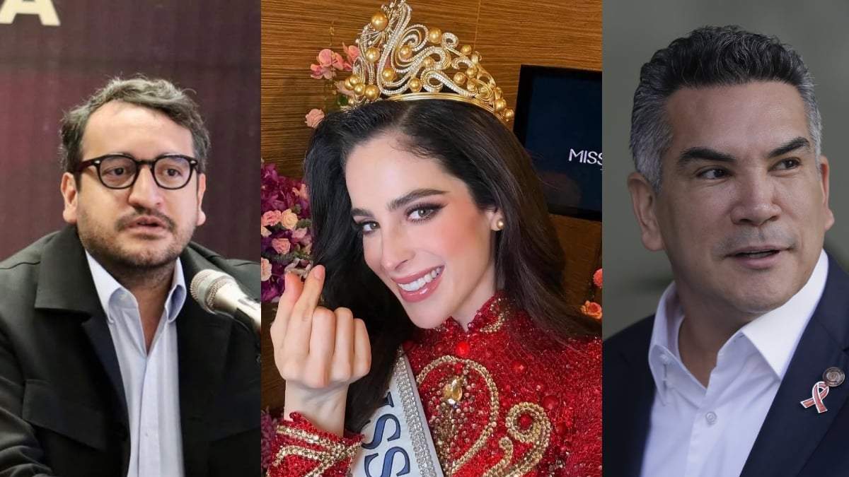 Andrés Manuel López Beltrán y Alejandro Moreno se sumaron a los elogios para Fátima Bosch, Miss Universo