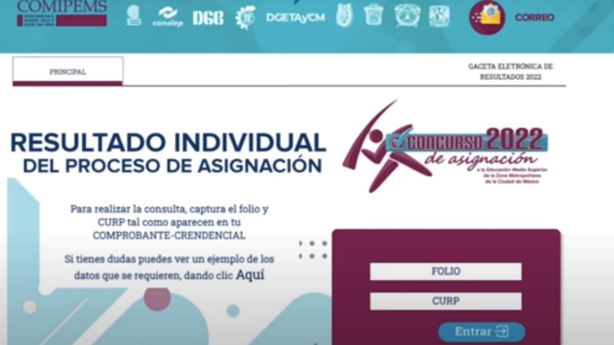 Publicación de resultados Comipems