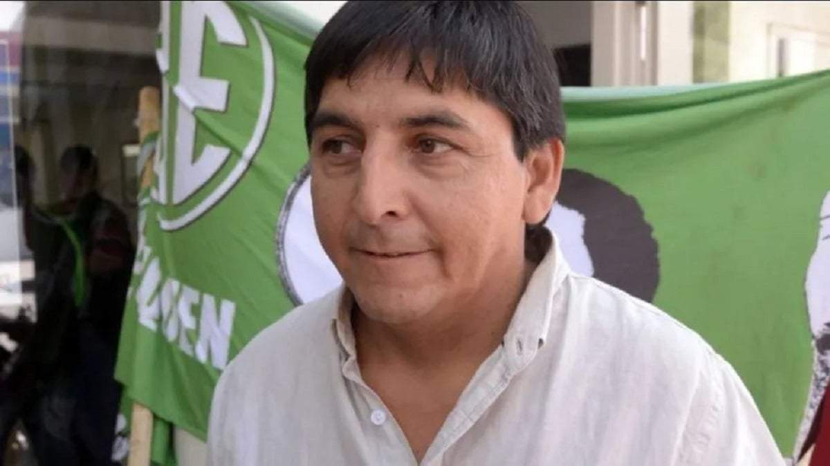 Carlos Quintriqueo, secretario general de ATE Neuquén. Fuente: (RSM)