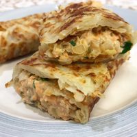 Sin harinas y en pocos minutos, resolvé tu almuerzo o cena con estos wraps de papa que son un 10 en sabor