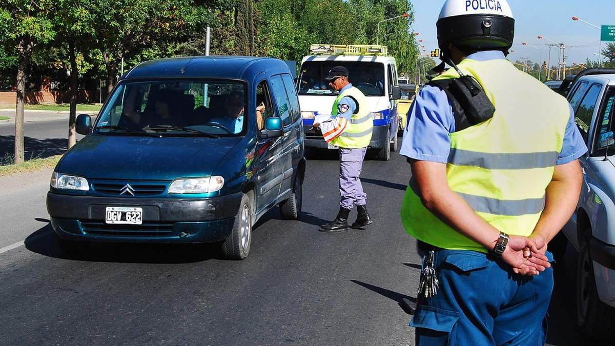Controles viales en Neuquén. Fuente: (Twitter)