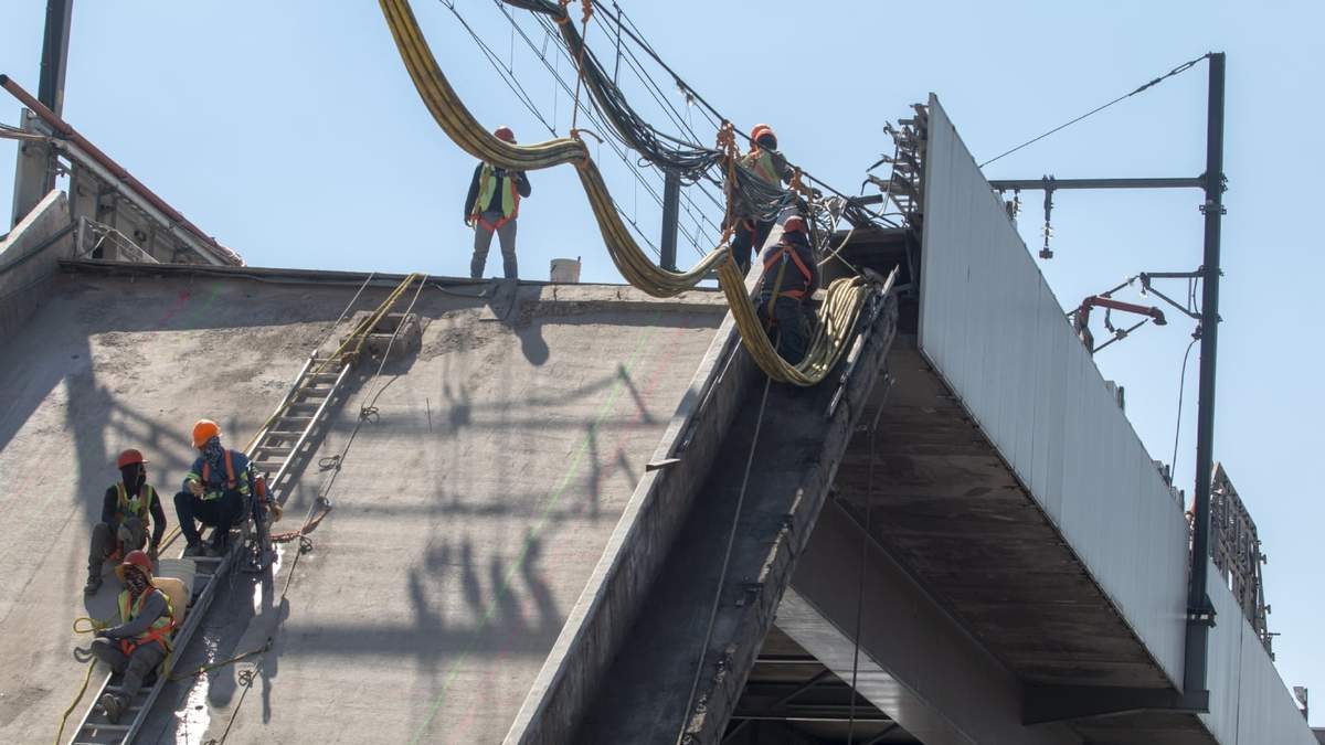 Peritaje en la Línea 12 por el desplome de una de sus estructuras el 3 de mayo del 2021