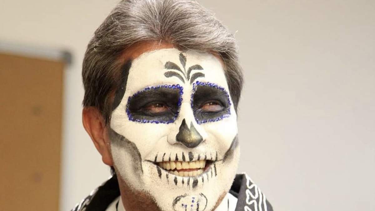 Ricardo Monreal en su caracterización