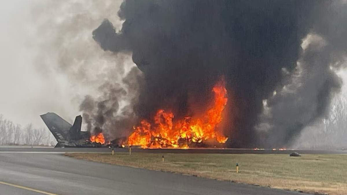 Aeronave siniestrada en la que viajaba el piloto George Biffle y su familia