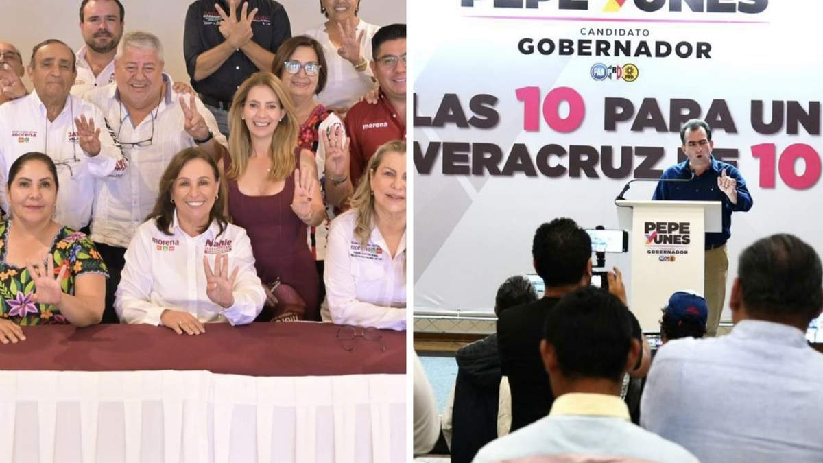Rocío Nahle y José Yunes