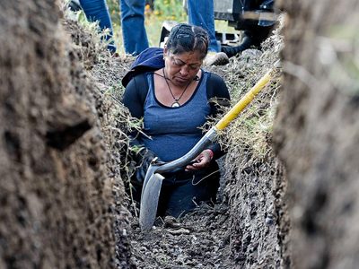 Ejido de Mixtlalcingo: una mina de arena con olor a muerte