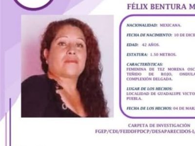 Colectivas y activistas reclaman justicia por el feminicidio de Félix y sus dos hijas en Puebla