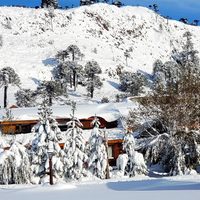 Caviahue amaneció tapada de nieve luego de un intenso temporal