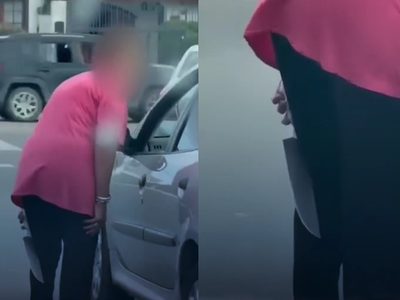Una jubilada amenazó con un cuchillo a otro conductor en una pelea de tránsito