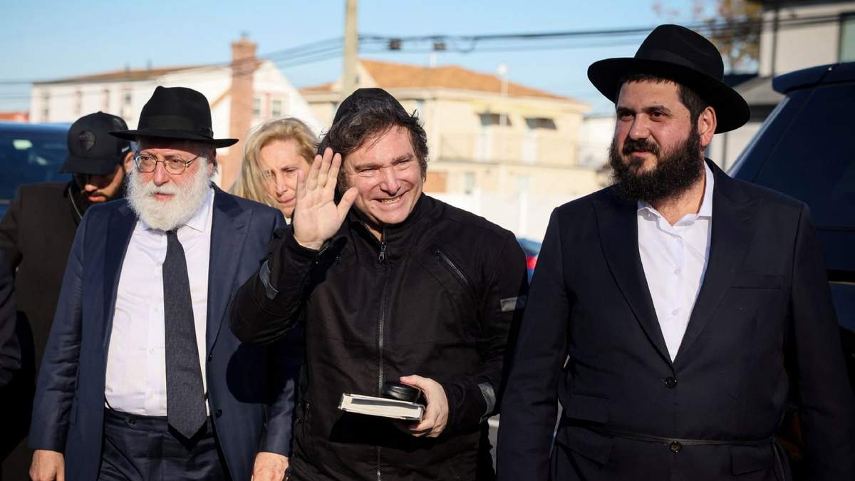Javier Milei ha manifestado su interés en convertirse al judaísmo. Fuente: (Twitter)