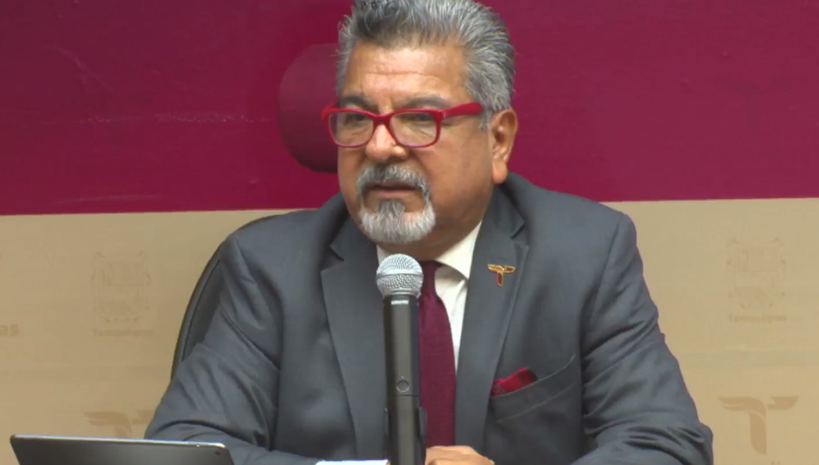 Gobierno de Tamaulipas realiza conferencia de prensa con el vocero de seguridad
