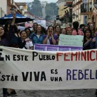 Marchan mujeres en San Cristóbal para exigir un alto a la violencia feminicida y las desapariciones