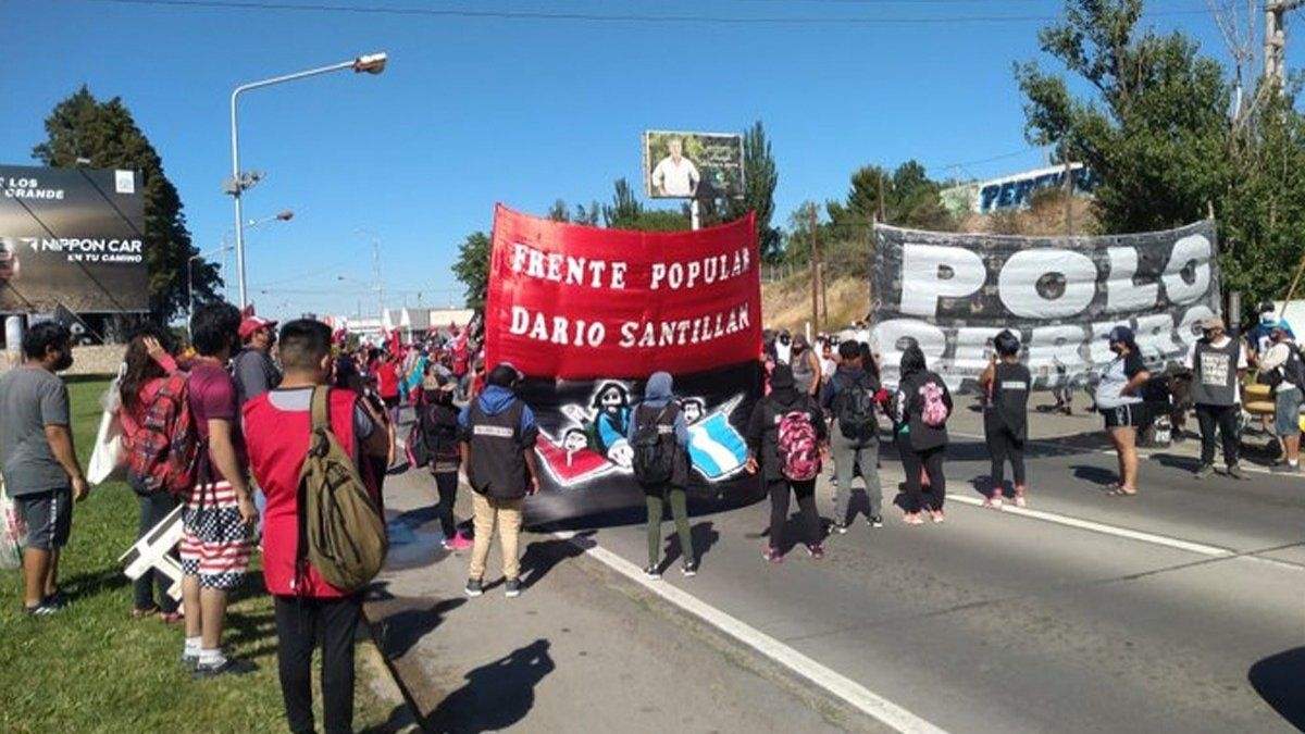 Cortes de ruta. Fuente: (Facebook)