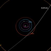 Nuevas imágenes del veloz cometa interestelar que visita el sistema solar