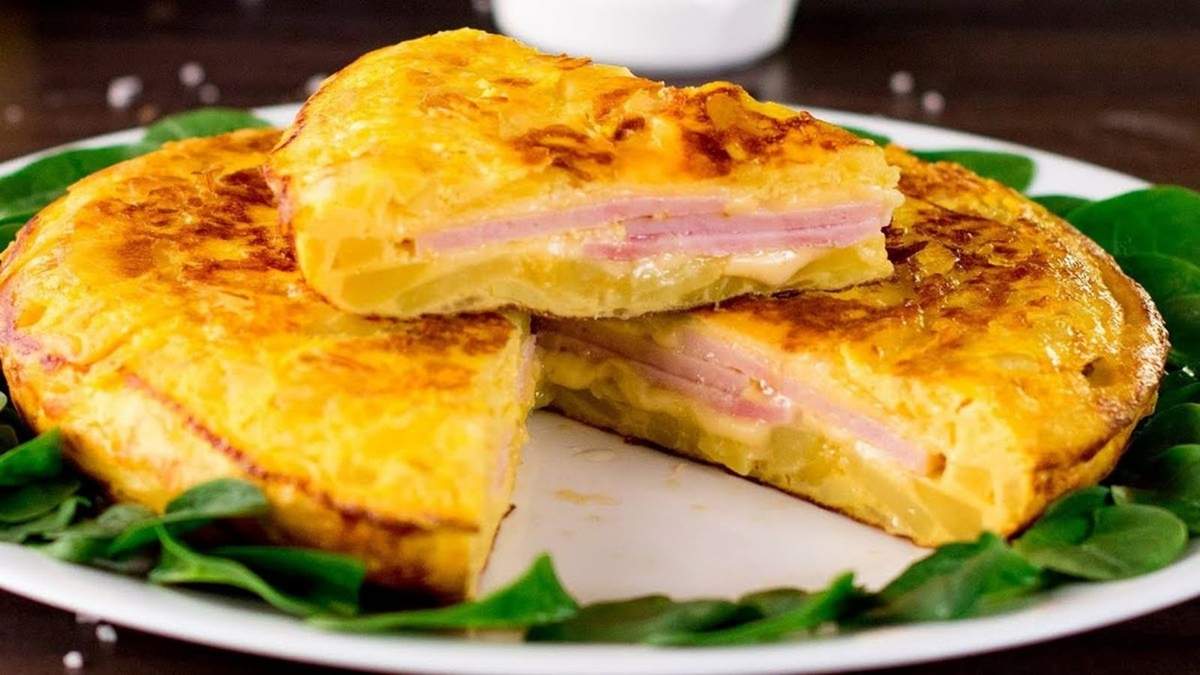 Tortilla de papa. Fuente: (X)