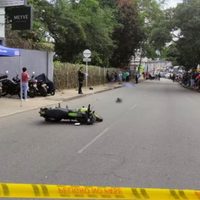 Motociclista es decapitado por cable luz que se desprendió por el paso de un tractocamión (Videos)