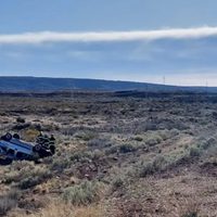 Dos jóvenes volcaron en Ruta 237: uno falleció y el otro está grave