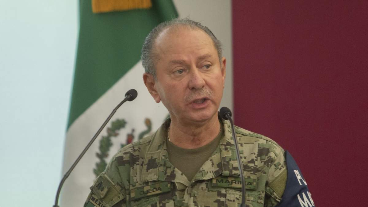 El secretario de la Marina-Armada de México, José Rafael Ojeda Durán