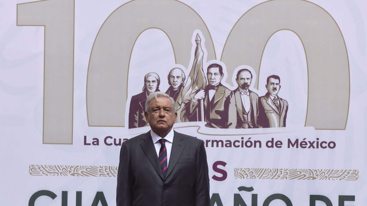 AMLO en el informe a 100 días del cuarto año de su gobierno