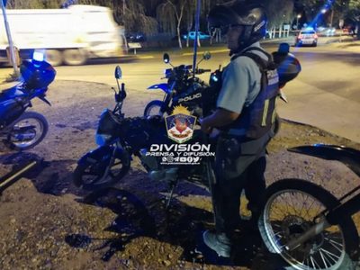 El primer demorado del año, por andar en una moto robada, es un adolescente de 18 años
