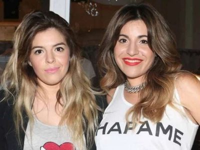 Gianinna Maradona rompió en llanto junto a Dalma frente a cientos de personas